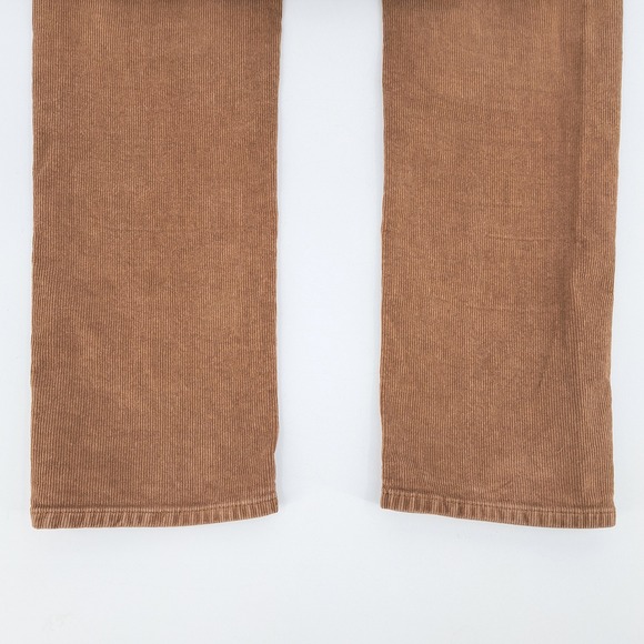 J Crew 484 Corduroy Pants Mens Size 32x30 Brown Straight Fit Cotton Blend - Picture 10 of 11